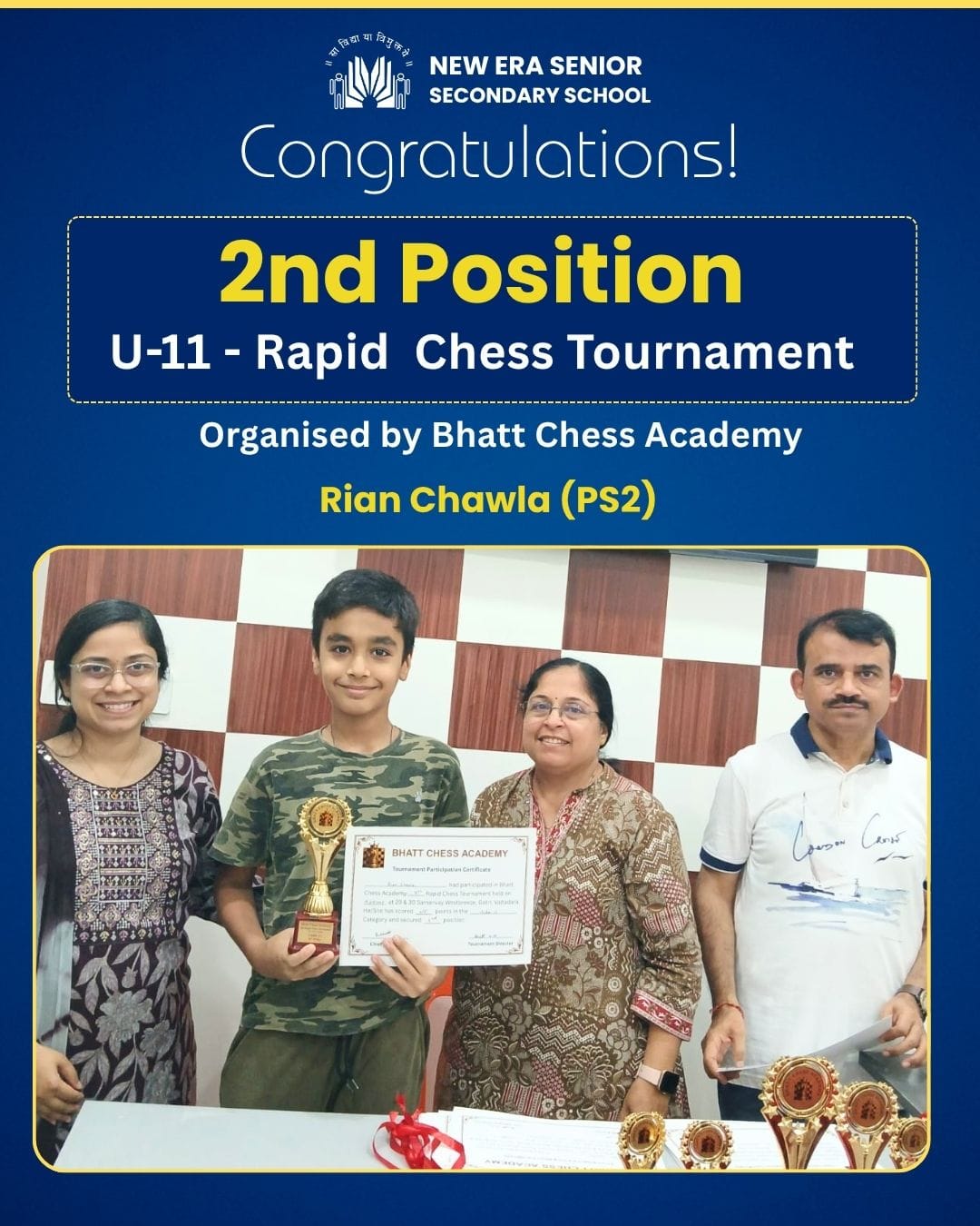 Under-11 Rapid Chess Champion